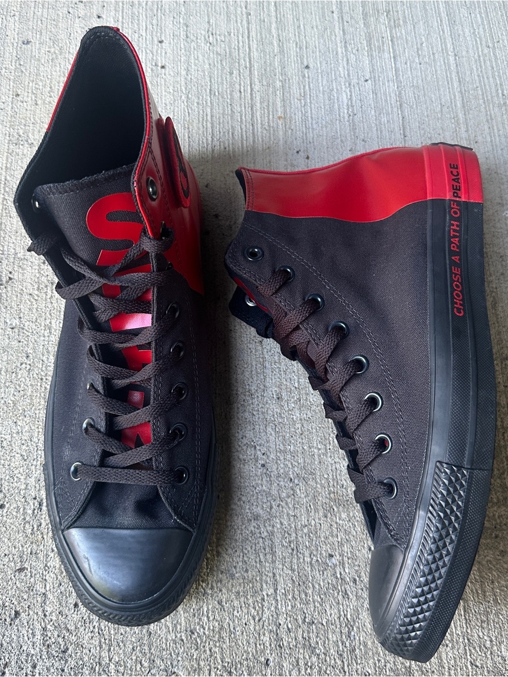 Converse Chuck Taylor All Star High Seek Peace men’s size 11